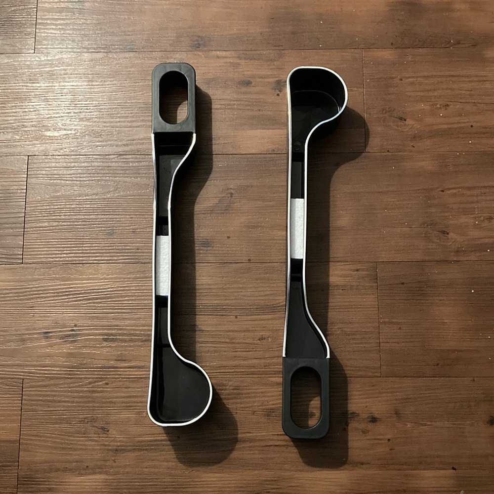 Black and Silver Car Seat Gap Fillers
